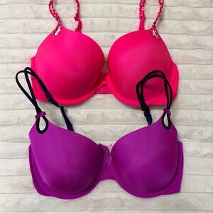 Sexy Little Things Victoria Secret Pink and Purple Women's Bras